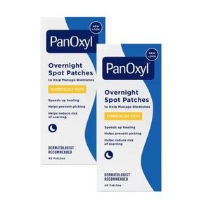 PanOxyl 2 Pack/40ct Each Overnight Spot Patches